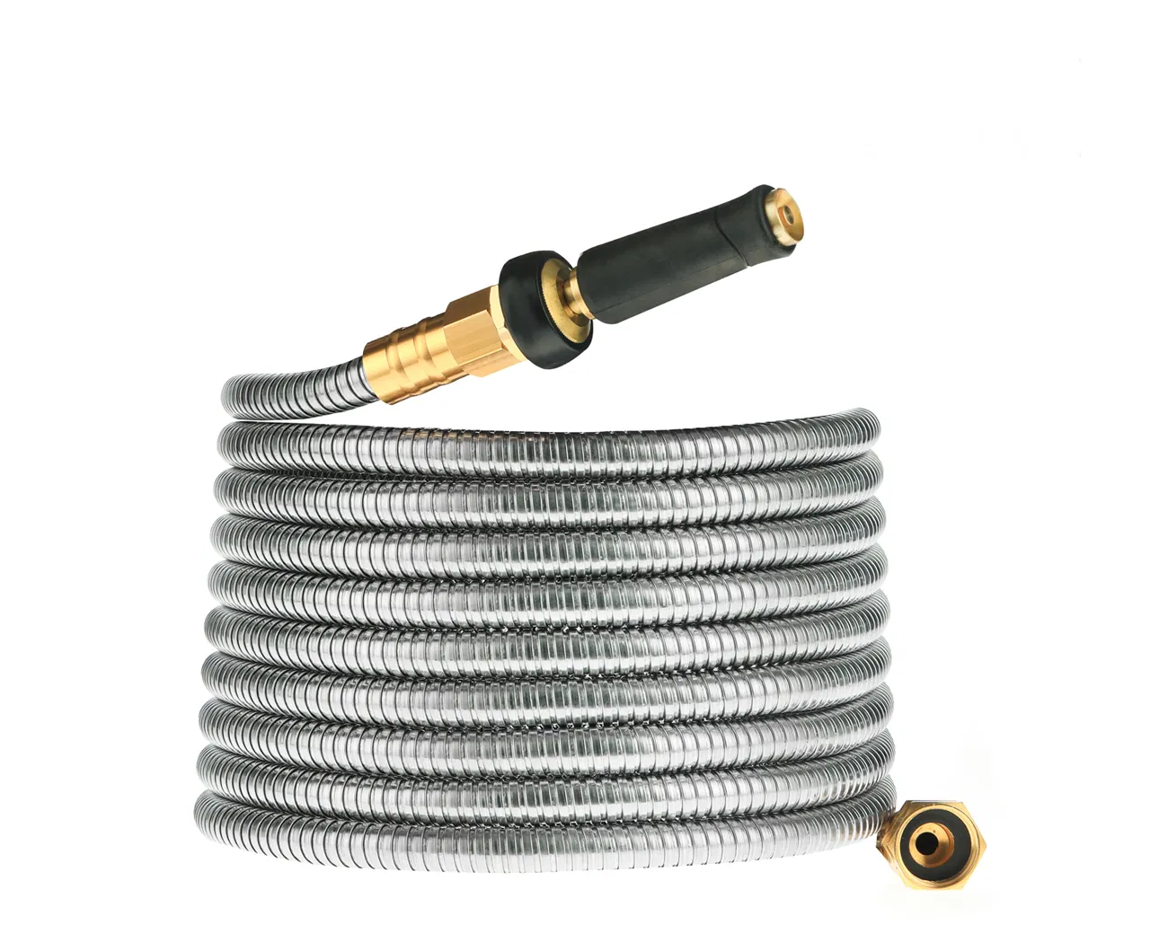 Manguera de agua de jardín de PVC flexible de metal expandible a precio de fábrica