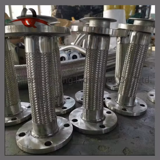 [Qisong] Manguera de metal flexible de acero inoxidable corrugado industrial